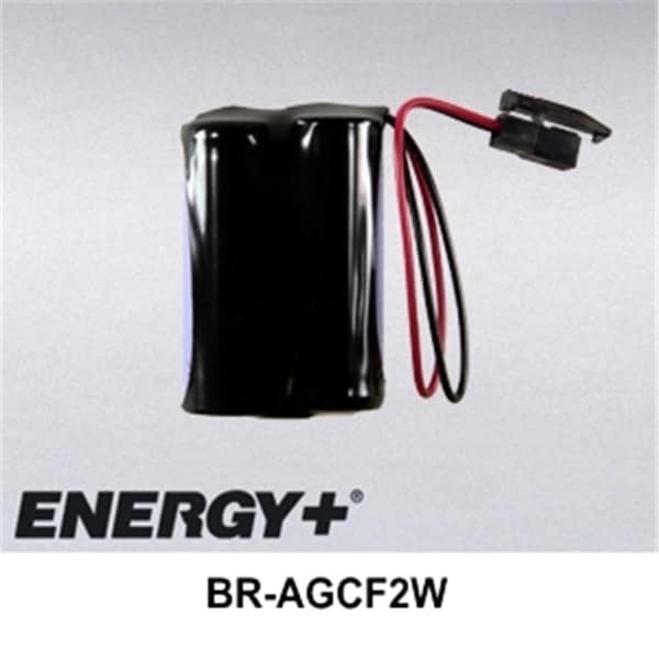 Fedco Batteries FedCo Batteries Compatible with ENERGY BR-AGCF2W Replacement Battery For Cutler Hammer GE Fanuc A98L-0031-0011-L BR-AGCF2W - main